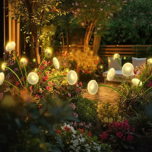 SOLAR GARDEN GLOW MUSHROOM LIGHTS