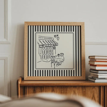 PARISIAN STRIPED WALL ART