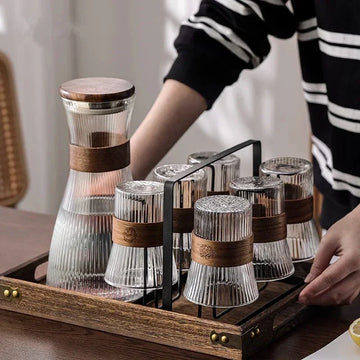 HEAT-RESISTANT GLASS TEA CUP SET