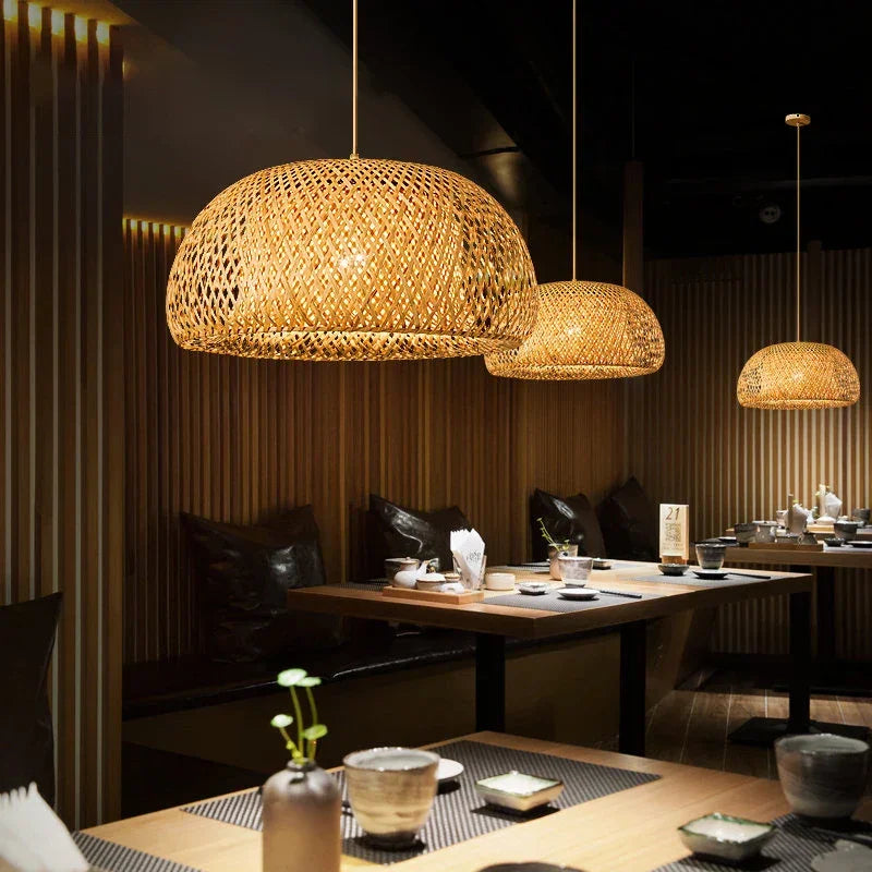 Bamboo Rattan Pendant Lamp