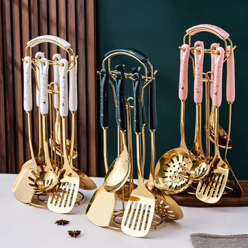 7-PIECE PREMIUM SILICONE KITCHEN SET – MODERN MINIMALIST DESIGN